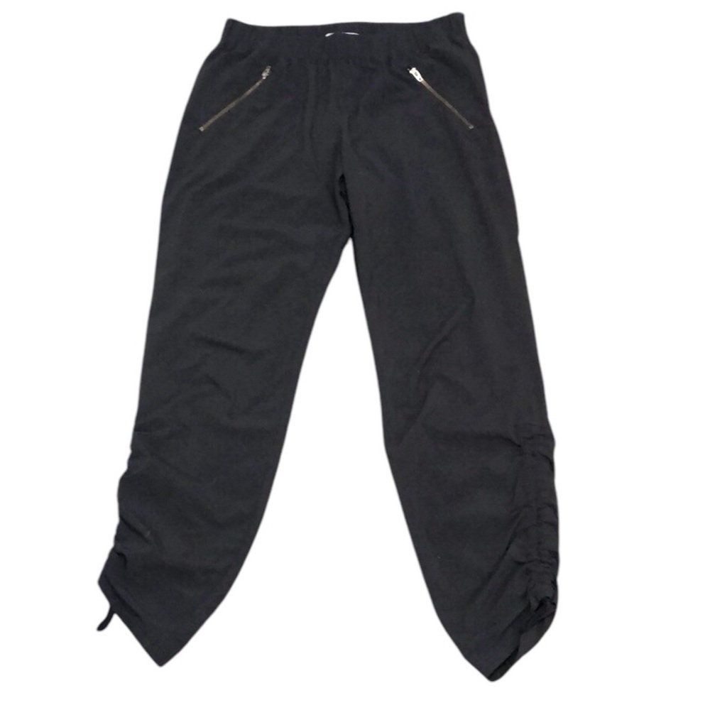 Athleta Inspire Joggers Size 6 Black Recycled Polyester Pants